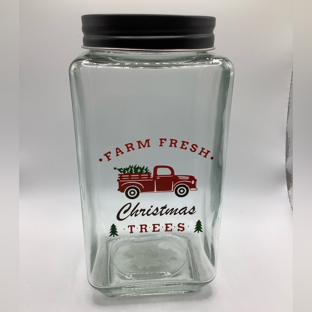 Farm fresh Christmas trees jar